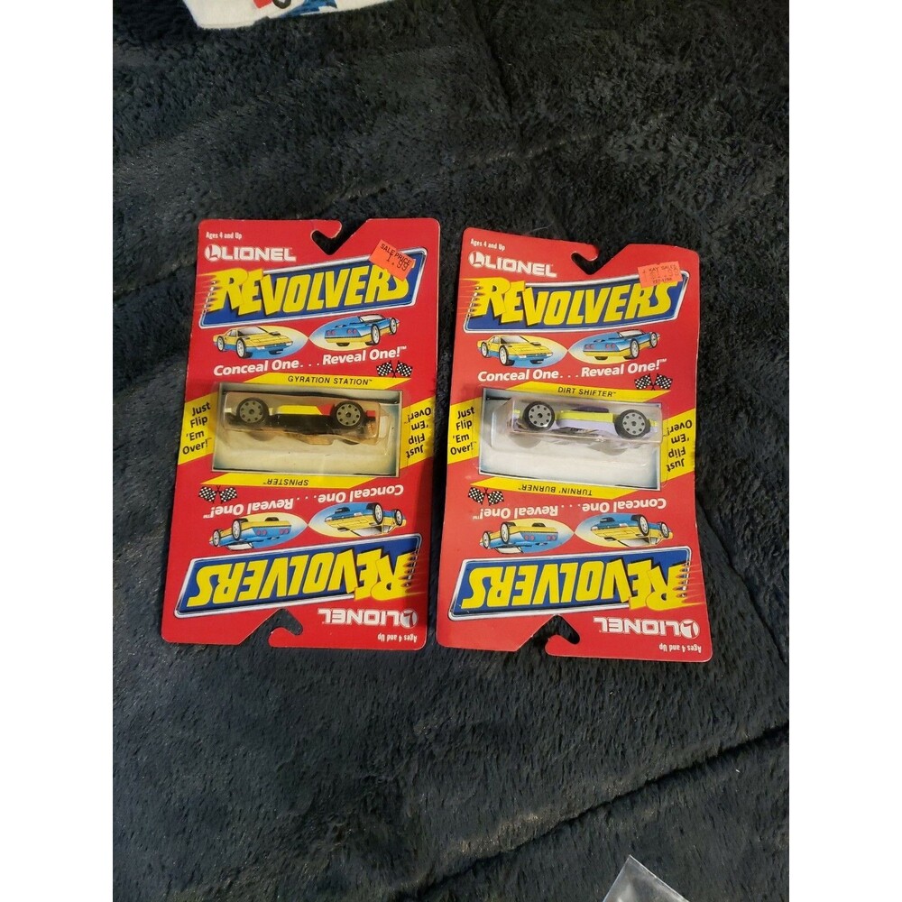 VINTAGE CLASSIC LIONEL REVOLVERS FLIP CARS DIECAST COLLECTION CARS *NEW IN BOX*